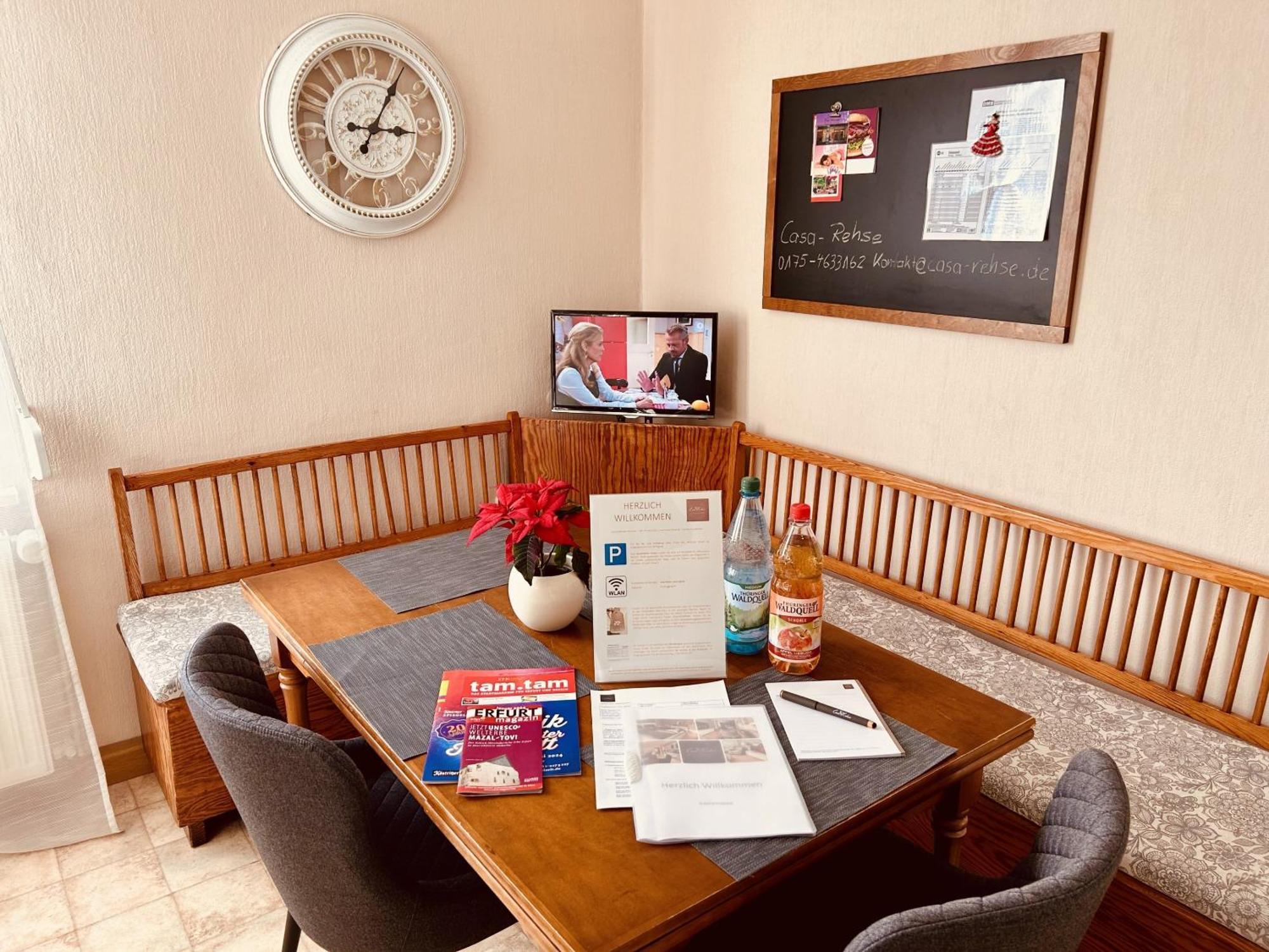 Casa Rehse I Stilvolles Apartment I 24H-Self-Check-In I Kostenlos Parken & Wlan I 55-Zoll-Smart&Kabel-Tv I Oepnv Erfurt Eksteriør bilde